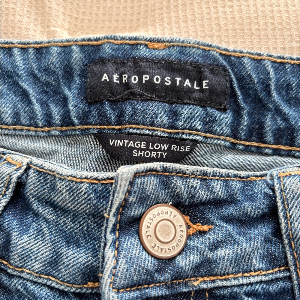 Aeropostale Blue Vintage Low Rise Jeans